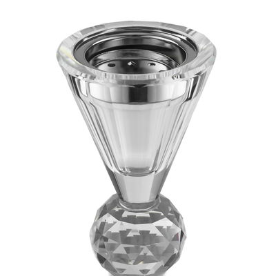 Al Saif Gallery Glass Incense Burner, 9x9x19 cm - Clear product image 2