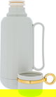 Timeless Rahal Thermos, 1 liter, thermal glass inner container, plastic outer shell - light gray product image 3