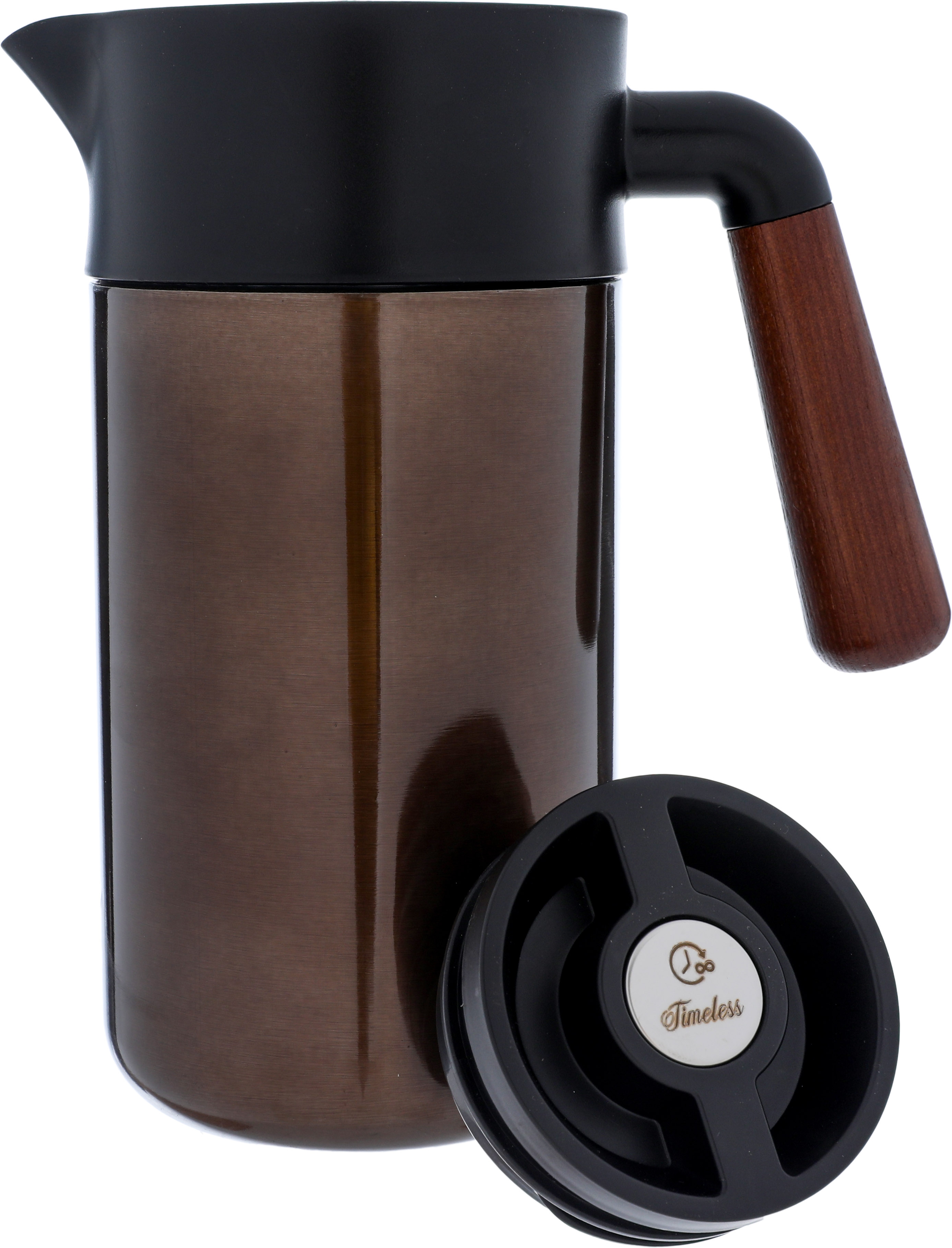Timeless Tara Thermos, 1.2 liters, steel inner shell, steel outer shell - dark brown product image 4