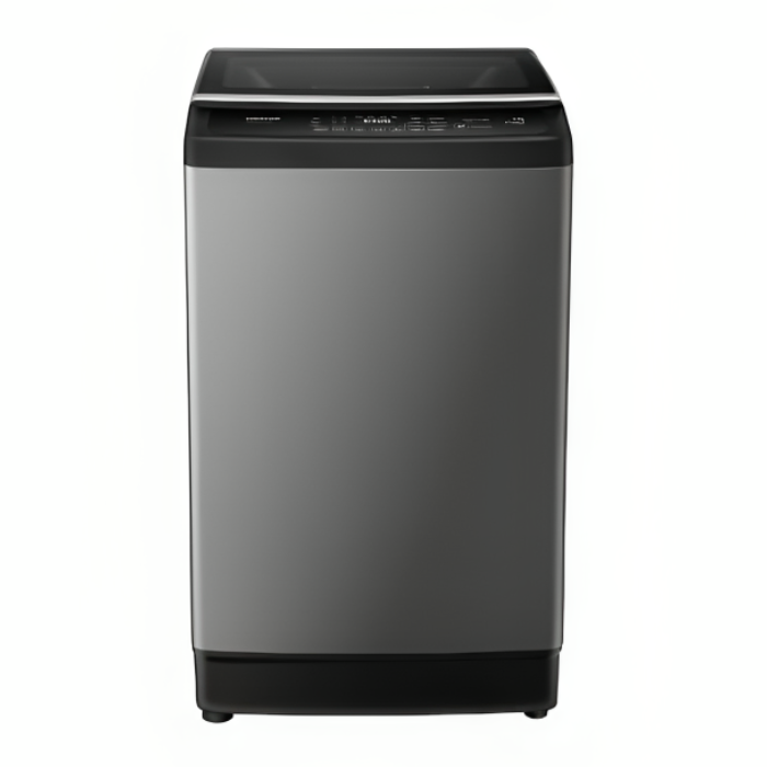 غسالة ملابس اتوماتيك سرين، 9 كم، 8 برامج، فتحة علوية، SRWM-10TW - فضي product image 1