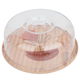 صحن تقديم بغطاء خشب السيف غاليري، دائري - بني product image 1