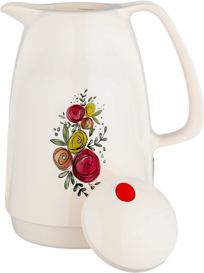 Rotpunkt 220 Plastic Thermos, 1 Liter, Glass Inner Container - Cream product image 5