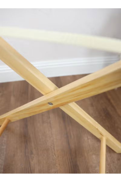 حامل سلة موسى خشب الصنوبر فان مومنت، 59×40×46 سم، قابلة للطي - خشبي product image 3