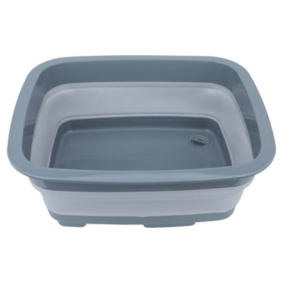 حوض قابل للطي سليكون السيف غاليري، 900 مل ، سدادة - رمادي product image 2