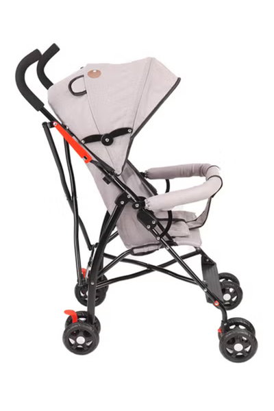عربة اطفال قابلة للطي فان مومنت، مظلة قابلة للتعديل - رمادي product image 4