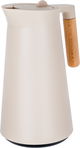 Linda Timeless Thermos, 1 Liter, Wooden Handle, Thermal Glass Inner Container, Pressure Cooker - Light Brown product image 2