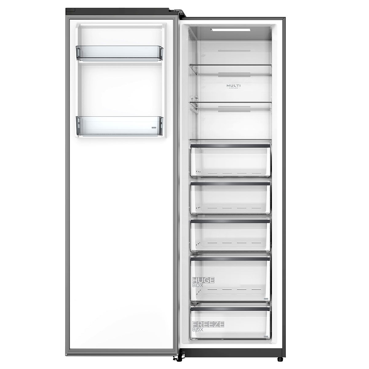 Midea Mdru385Mtu46 No Frost Upright Freezer, 257L, 9.1Cft, 1Door - Silver product image 2