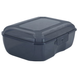 Proof Plastic Storage Box, 2 Liter, 22x15x8 cm, Rectangle - Transparent Black product image 2
