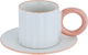 Al Saif Gallery Cup Set with Porcelain Saucers, 90ml, 12pcs - White product image 2