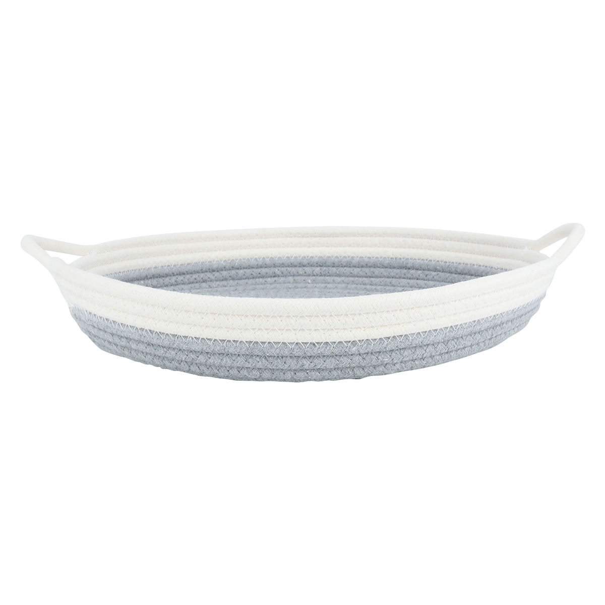Al Saif Gallery Fabric serving basket, 33 x 33 x 5 cm, round - grey product image 2