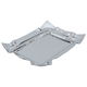 طوفرية استيل السيف غاليري، 38x28x5 سم - فضي product image 2