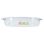 صينية فرن زجاج بايركس، 38×25 سم، 3.7 لتر، فرنسي - شفاف product image 1