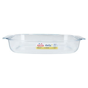 صينية فرن زجاج بايركس، 38×25 سم، 3.7 لتر، فرنسي - شفاف product image