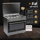 Edison Edgs-90-4 Gas Cooker, 5 Burners, 60X90 Cm - Silver product image 3