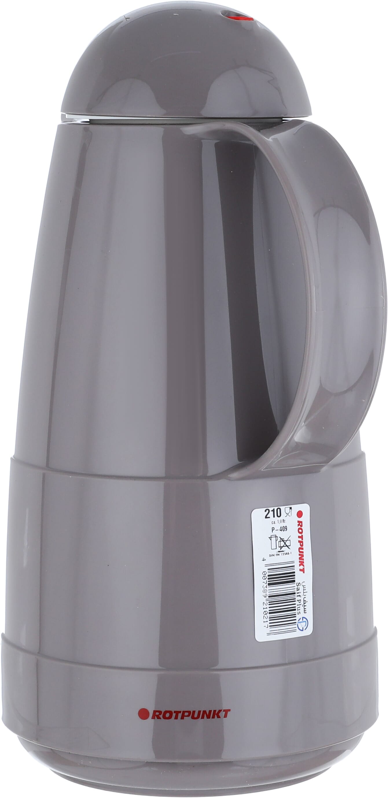 Rotpont thermos, 1 liter, glass inner container, plastic outer shell - brown product image 2