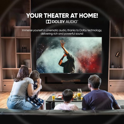 تلفزيون سمارت بدون اطار نيكاي، 98 بوصة، 4K، UHD، نظام ويب او اس، NIK100MEU4STN-A - اسود product image 6