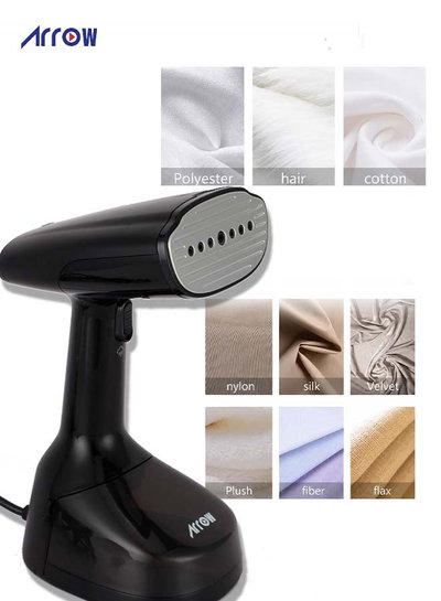 Arrow RO-50LPWQ Portable Steam Iron, 1500W, 280ml, 30g/min Steam Rate, Safe for All Fabrics - Black product image 6