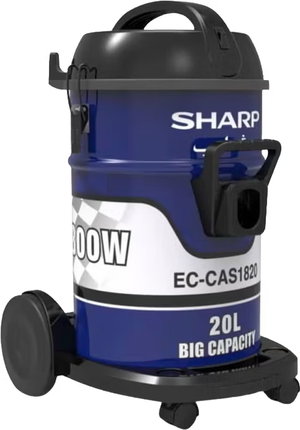 مكنسة برميل كهربائية شارب، 1800 واط، 20 لترًا، EC-CAS1820-Z - متعدد الألوان product image