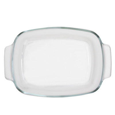 Al Saif Gallery Glass Oven Tray, 2.9 Liter, Rectangle - Transparent product image 2