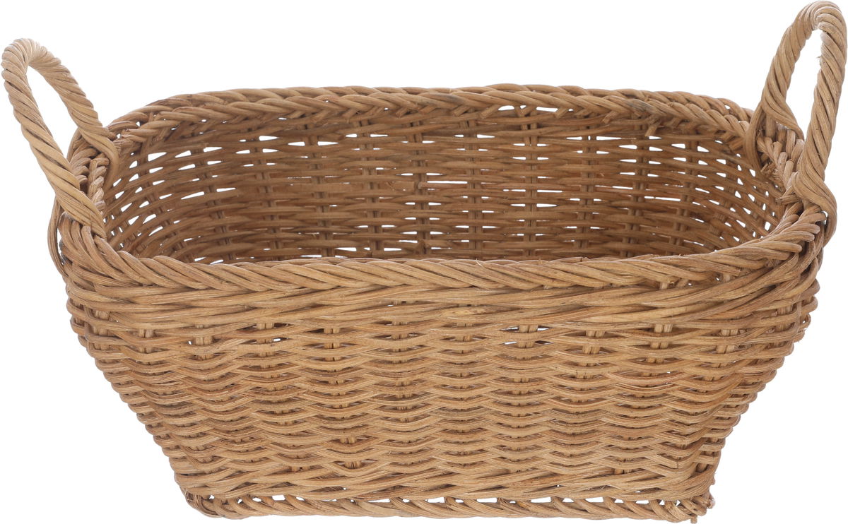 Al Saif Gallery wicker basket, 30x20x12 cm, handle - brown product image