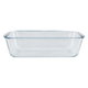 Pyrex glass oven tray, 28 cm, rectangular, French - transparent product image 2