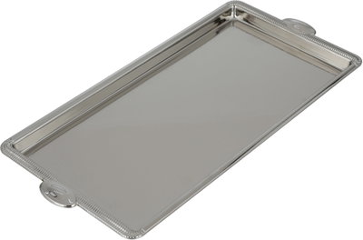 طوفرية تقديم استيل الجهوري، 32x16 سم - فضي لامع product image 2