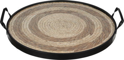 طقم طوفريات متعدد الخامات السيف غاليري، قطعتين، اطار اسود - اسود بني product image 3