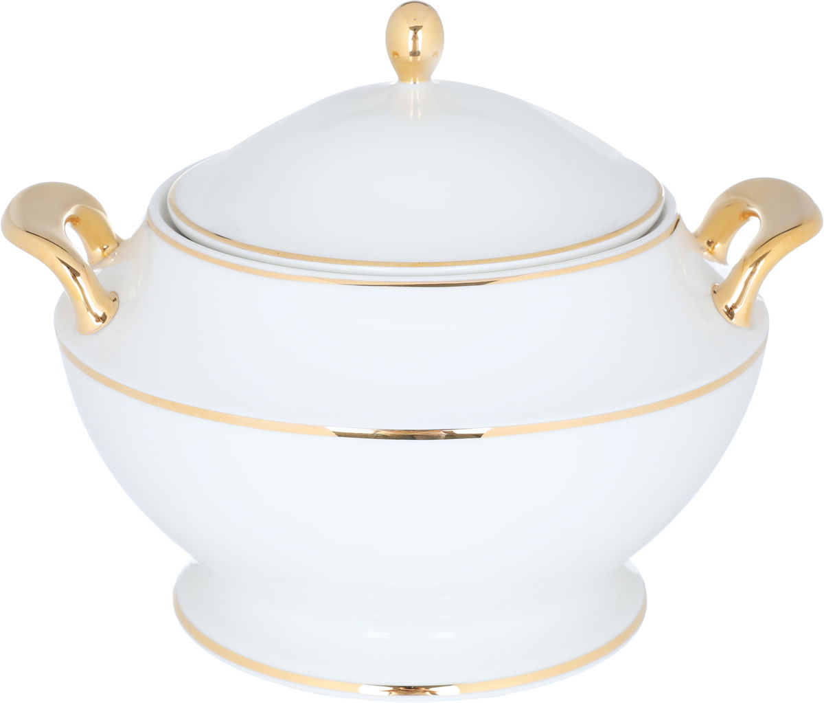 طقم سفرة بورسلان السيف غاليري، 60 قطعة - ابيض ذهبي product image 28