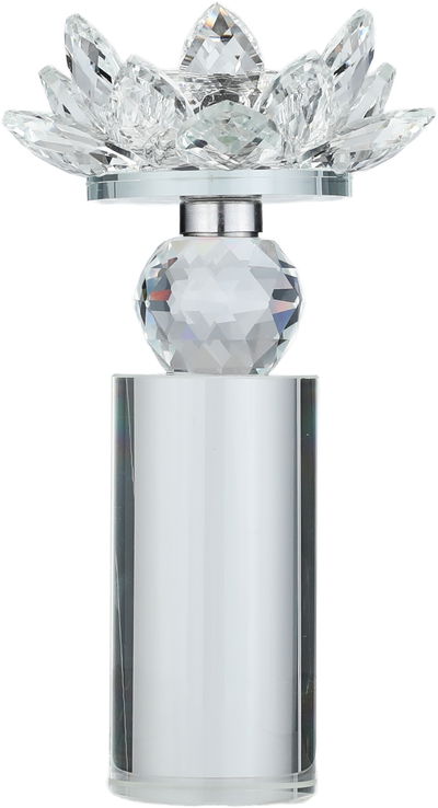 مبخرة زجاج السيف غاليري، قاعدة كرة، 10x10x19 سم - شفاف product image 2