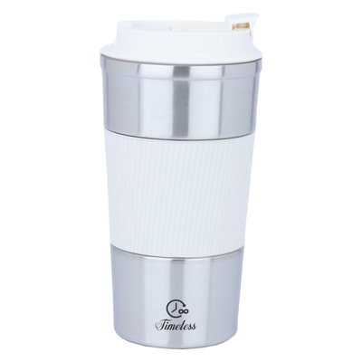 Al Saif Gallery steel cup, 500 ml, lid - silver product image 2