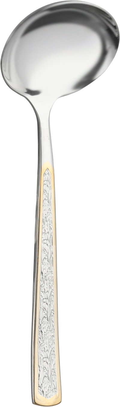 طقم ادوات مائدة ستانلس ستيل السيف غاليري, 72 قطعة، منقوش - فضي ذهبي product image 8