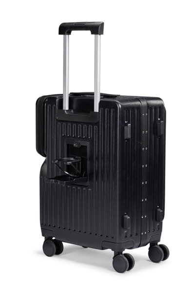 شنطة سفر بولي كربونات ليمرا، 20 بوصة، 4 عجلات، BT-56 - أسود product image 5