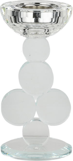 مبخرة زجاج السيف غاليري، 8x8x16 سم، قاعدة دائري - شفاف product image