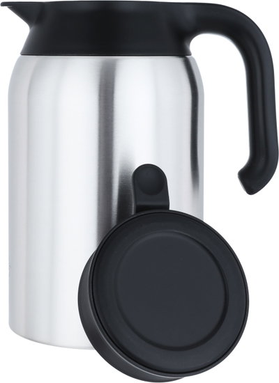 ترمس جاغور تايملس، 2 لتر، حافظة داخلية استيل، هيكل خارجي استيل - أسود product image 3