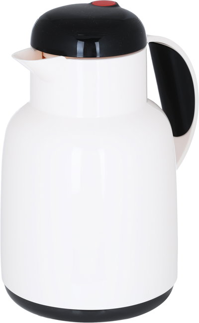 Rotpont thermos, 1 liter, glass inner container, plastic outer shell - white product image 2