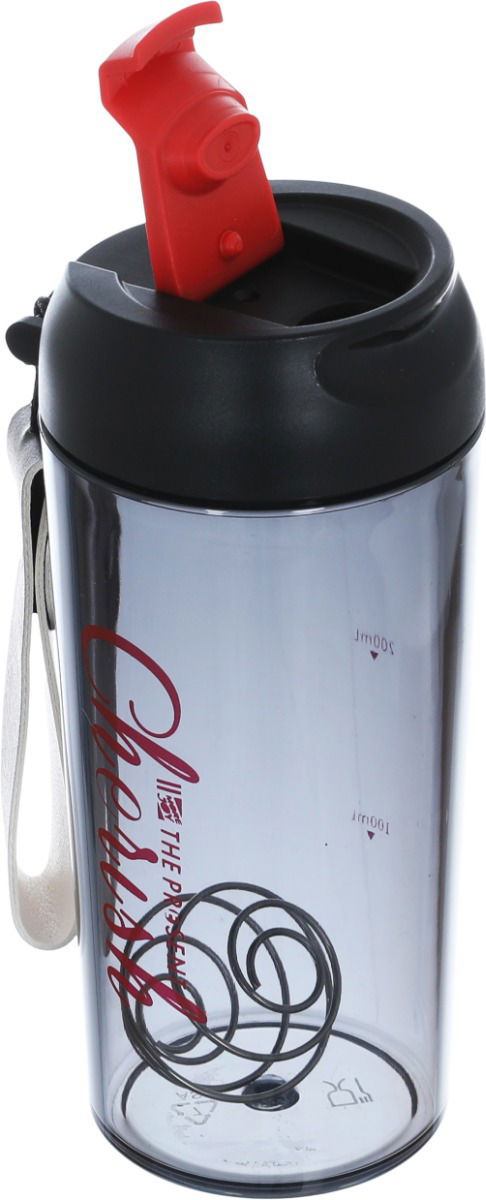 saif so Plastic Sports Water Bottle, with Hand Strap, 400 ml - Black product image 2