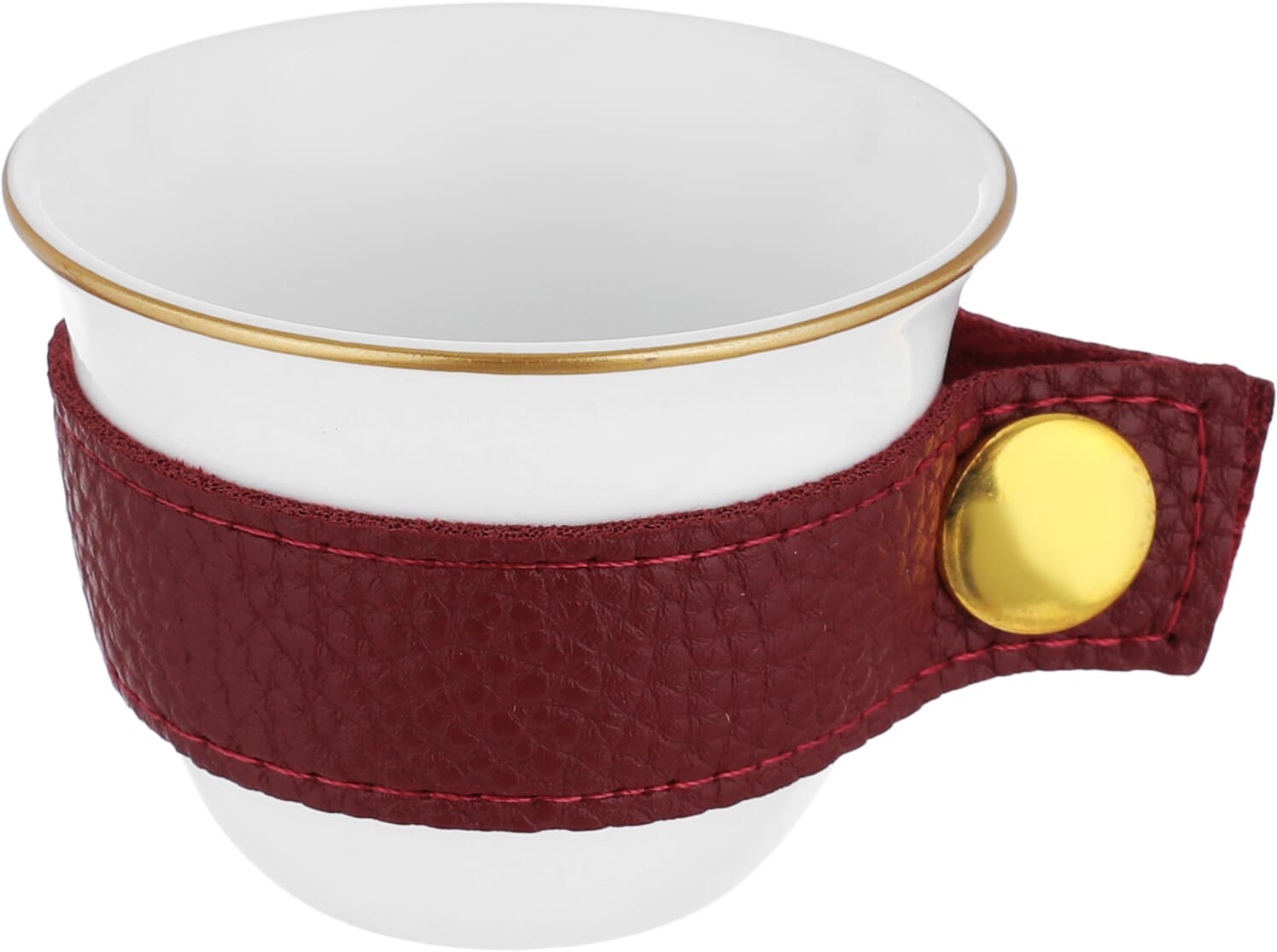 طقم فناجين قهوة عربي بورسلان السيف غاليري، 6 قطع - أبيض product image 2