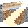 Al Saif Gallery Wicker Baskets Set, 43x34x51 / 40x30x44 / 38x26x36 cm, 3 Pieces - Brown product image 2