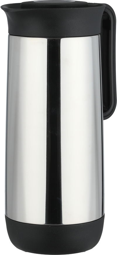 ترمس الماني هليوز، 1 لتر،حافظة داخلية زجاج - أسود فضي product image 3