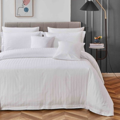 طقم لحاف نداف قطن، 240x220 سم، نفرين، 5 قطع - ابيض product image 5