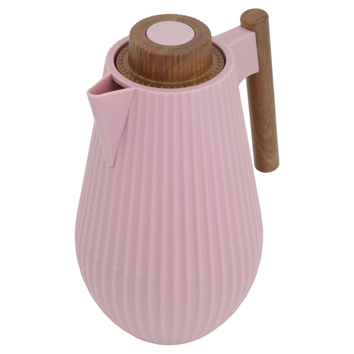 Al Saif Gallery Layar Thermos, 1 Liter, Wooden Handle, Squeeze - Pink product image 2