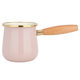 Steel Al Saif Gallery coffee pot, 0.65 liters, wooden handle - light pink product image 1