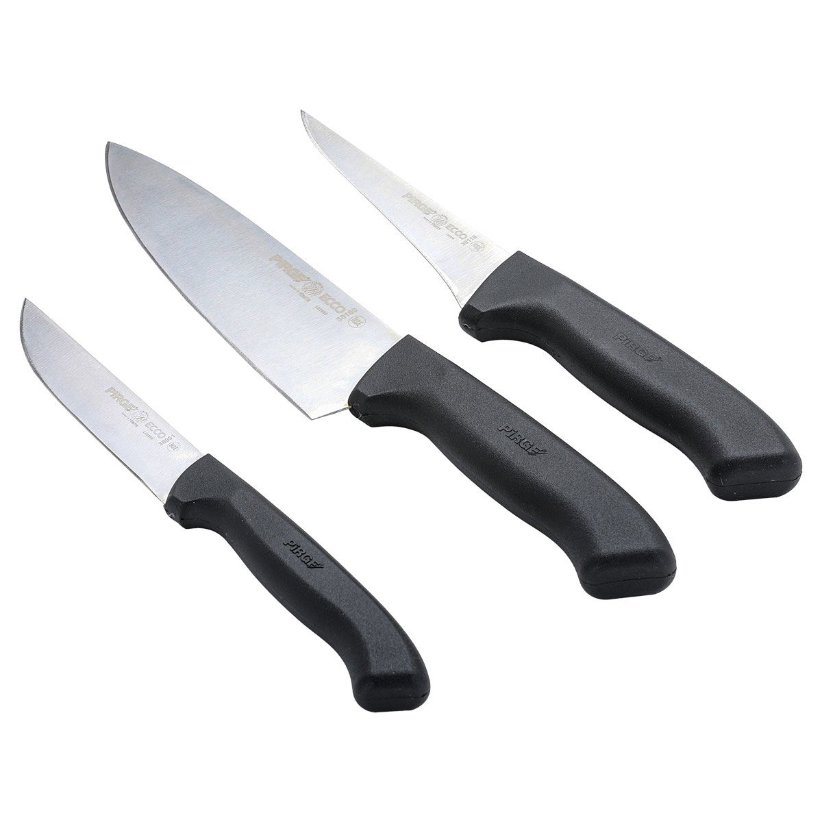 Al Saif Gallery Steel Knife Set, 3 Pieces, Bag - Black product image