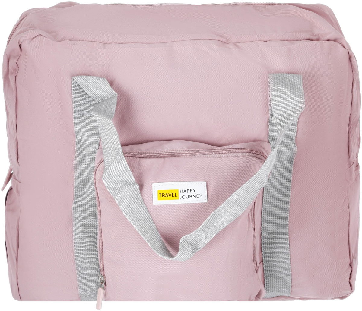 Al Saif Gallery polyester travel bag, 33 x 17 x 41 cm, foldable - pink product image