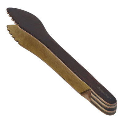ملقط طعام خشب السيف غاليري - بني product image 3
