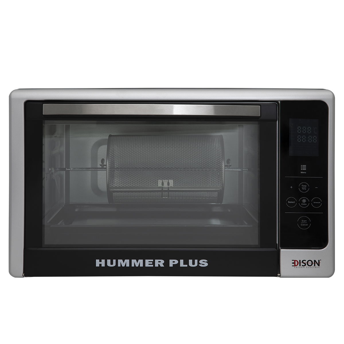 Edison Hummer Plus Oven, Double Glass, With Grill, 48 Litres, 2000 Watts - Black product image 1