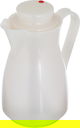 Rotpont thermos, 1 liter, glass inner container, plastic outer shell - white product image 4