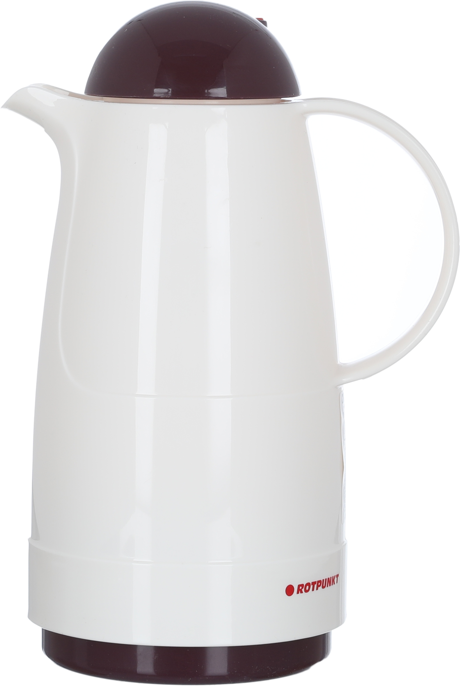 Rotpont thermos, 0.5 liters, glass inner container, plastic outer shell - white product image 1