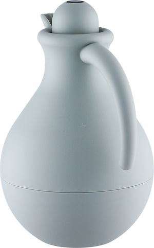 ترمس بنان تايملس، 1 لتر، خامة داخلية زجاج، غطاء ضغاط - رمادي فاتح product image 2