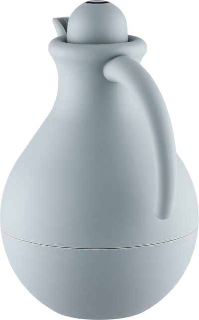 ترمس بنان تايملس، 1 لتر، خامة داخلية زجاج، غطاء ضغاط - رمادي فاتح product image 2